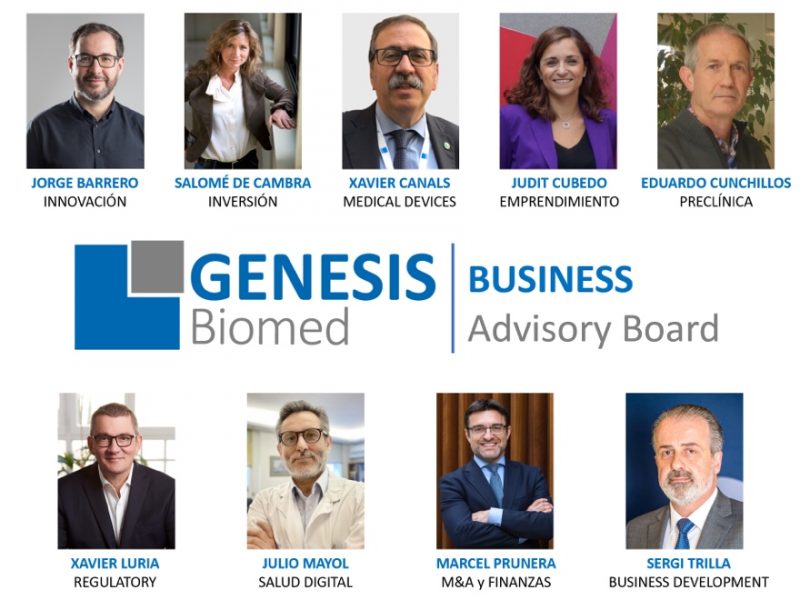 GENESIS Biomed se refuerza con la contratación de un panel de asesores de primer nivel