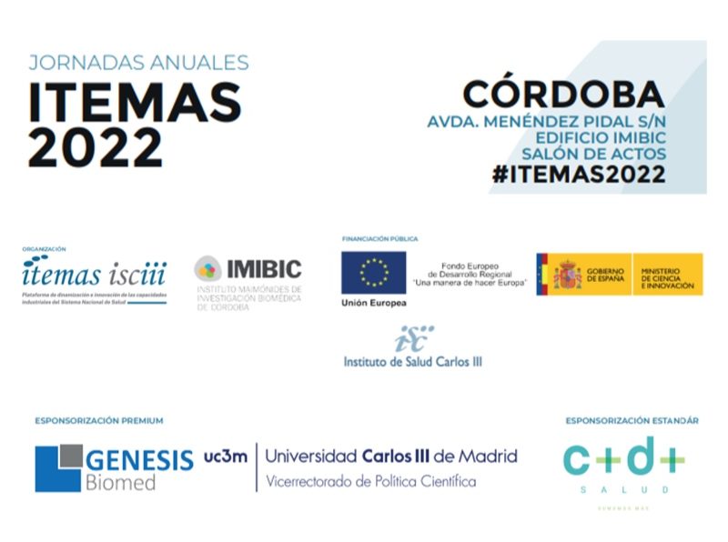GENESIS Biomed patrocina las Jornadas Anuales 2022 de ITEMAS