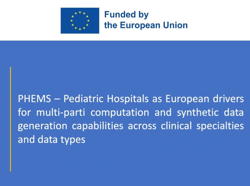 GENESIS Biomed is part of the EU-funded PHEMS project consortium to develop a new federated data-driven collaboration among European pediatric hospitals