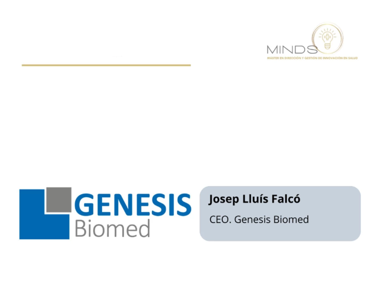 Sesión de formación para el Master en Dirección y Gestión de Innovación en Salud (MINDS)