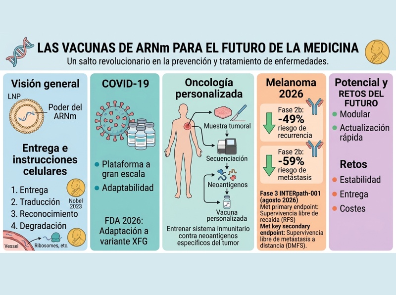 Las vacunas de ARNm para el futuro de la medicina